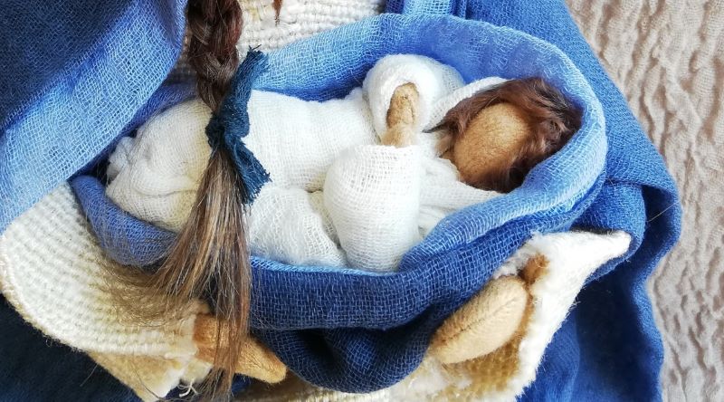 Baby Erzähfigur, Jesuskind Egli-Figur