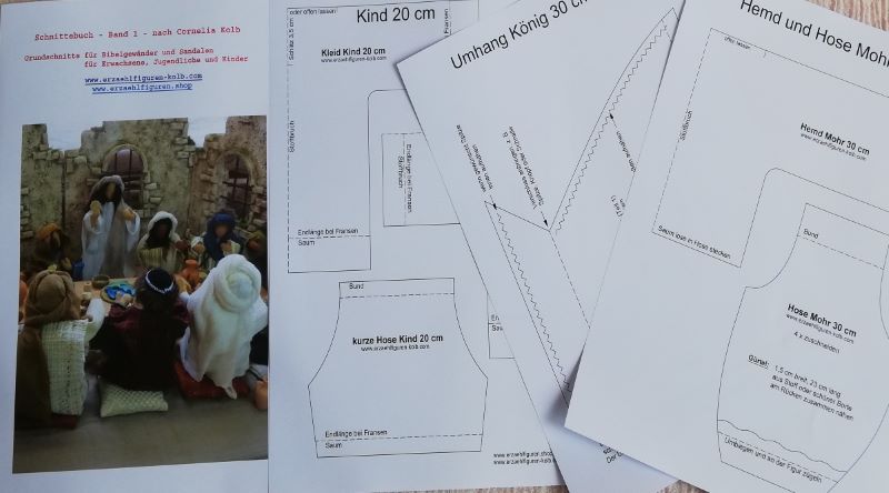 Schnittmuster Erzählfiguren Bibelfiguren Eglifiguren