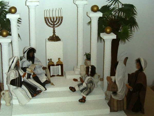 Jesus als Kind im Tempel