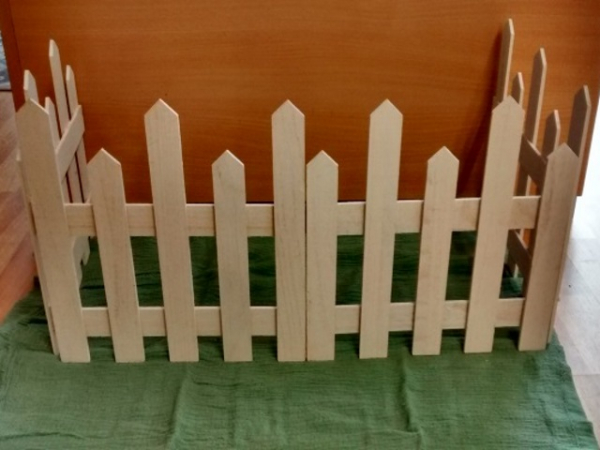 Zaun Miniatur 30 cm hoch