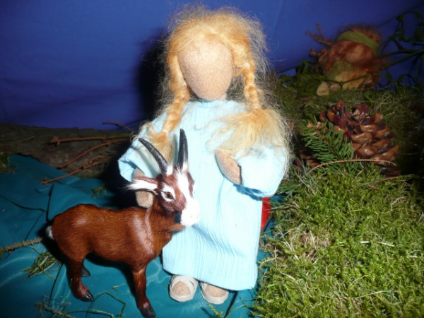 Bastelpackung Jugendlicher Erzählfigur Eglifgur Egli Schwarzenberger Krippenfigur selber machen