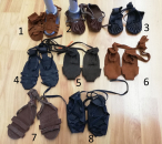 Sandalen für die 50er-Figuren